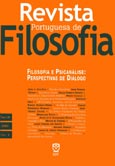 Imagen de portada de la revista Revista portuguesa de filosofía