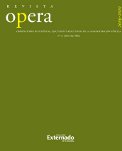 Imagen de portada de la revista Revista Opera