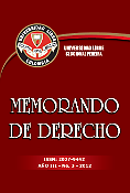 Imagen de portada de la revista Memorando de Derecho