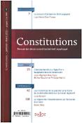 Imagen de portada de la revista Constitutions