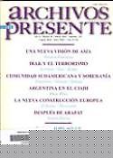 Imagen de portada de la revista Archivos del presente