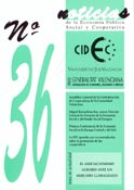 Imagen de portada de la revista Noticias de la economía pública social y cooperativa = Noticias CIDEC