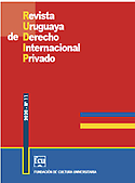 Imagen de portada de la revista Revista uruguaya de derecho internacional privado