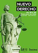 Imagen de portada de la revista Nuevo derecho