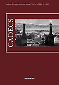 Imagen de portada de la revista Caderno Eletrônico de Ciências Sociais