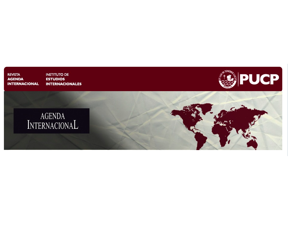 Imagen de portada de la revista Agenda Internacional