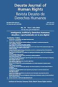Imagen de portada de la revista Deusto journal of human rights = Revista Deusto de derechos humanos