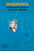Imagen de portada de la revista Ihering