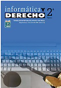Imagen de portada de la revista Informática y Derecho