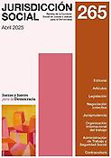 Imagen de portada de la revista Jurisdicción social
