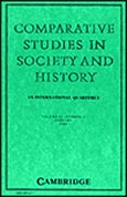 Imagen de portada de la revista Comparative studies in society and history