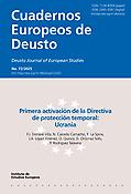 Imagen de portada de la revista Cuadernos europeos de Deusto