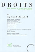 Imagen de portada de la revista Droits