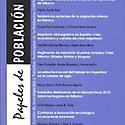Imagen de portada de la revista Papeles de población