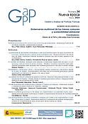 Imagen de portada de la revista Gestión y análisis de políticas públicas