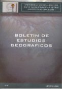 Imagen de portada de la revista Boletín de estudios geográficos
