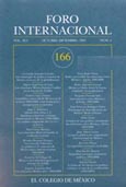 Imagen de portada de la revista Foro internacional