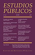Imagen de portada de la revista Estudios públicos