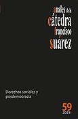 Imagen de portada de la revista Anales de la Cátedra Francisco Suárez