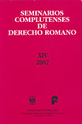 Imagen de portada de la revista Seminarios complutenses de derecho romano