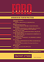 Imagen de portada de la revista Foro interno