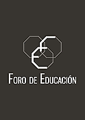 Imagen de portada de la revista Foro de Educación