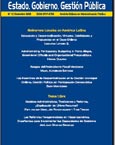 Imagen de portada de la revista Estado, gobierno, gestión pública