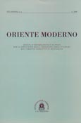 Imagen de portada de la revista Oriente Moderno
