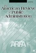 Imagen de portada de la revista The American review of public administration